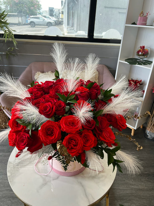 Box de 50 roses
